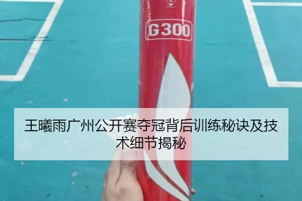 王曦雨广州公开赛夺冠背后训练秘诀及技术细节揭秘